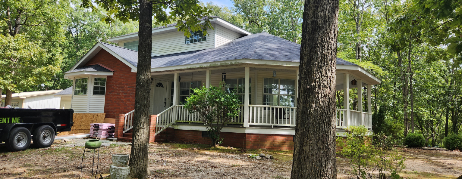 new roof put on in mountain home